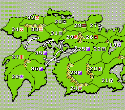 Nobunaga's Ambition II gameplay screenshot